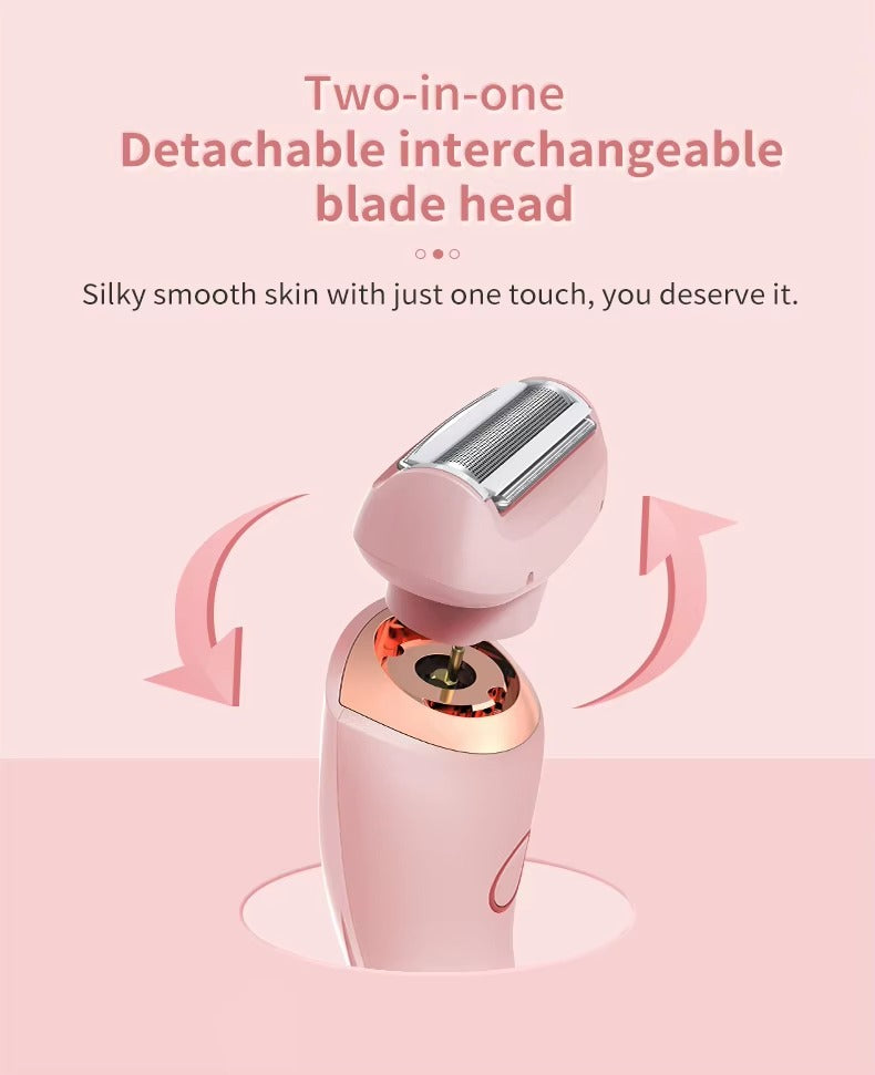 Aveli™2-in-1 Luxury Hair Remover Elegant Rechargeable Epilator for Smooth, Silky Skin