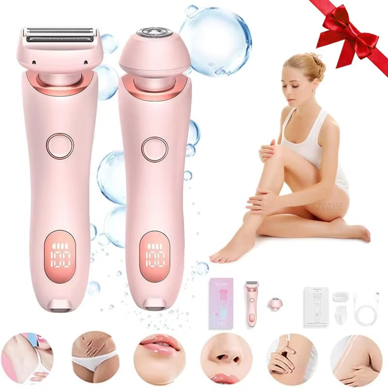 Aveli™2-in-1 Luxury Hair Remover Elegant Rechargeable Epilator for Smooth, Silky Skin