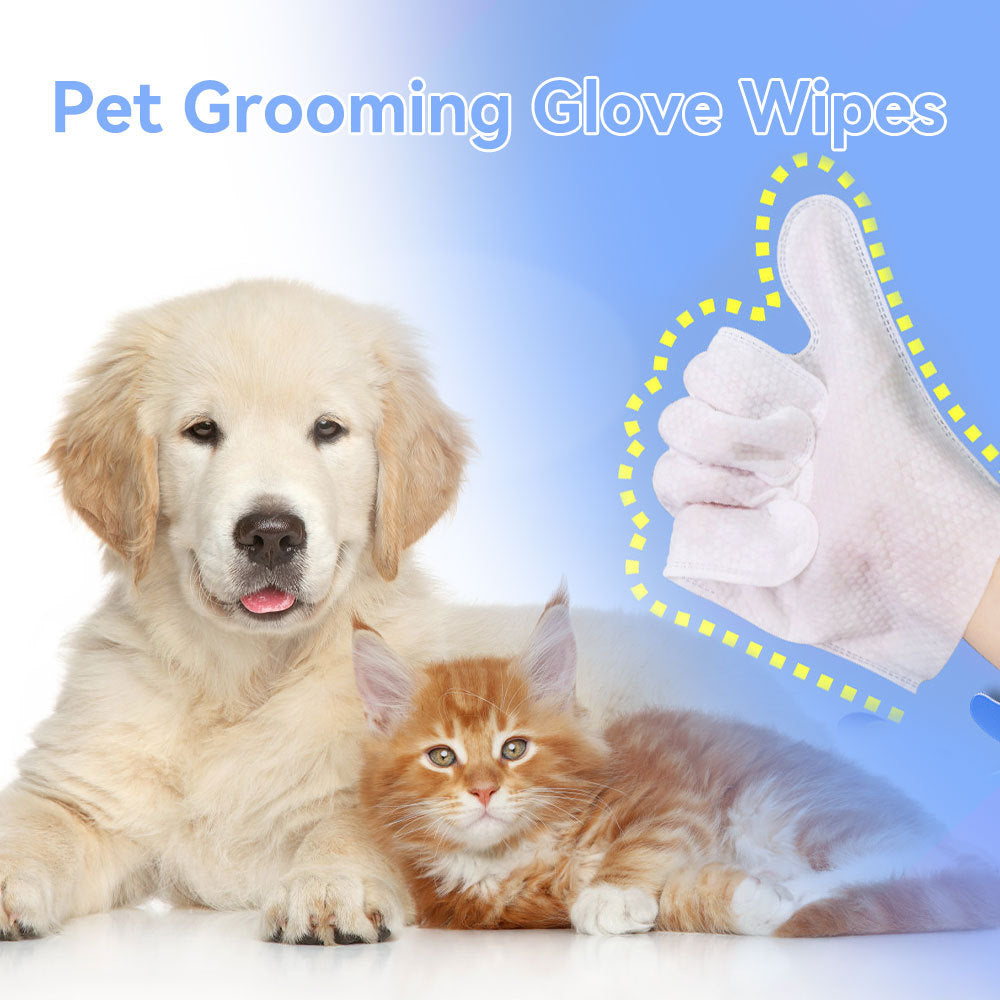 Cleaning Wipes Gloves For Dog And Cat