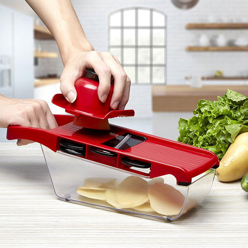Vegetable Cutter with Steel Blade Slicer