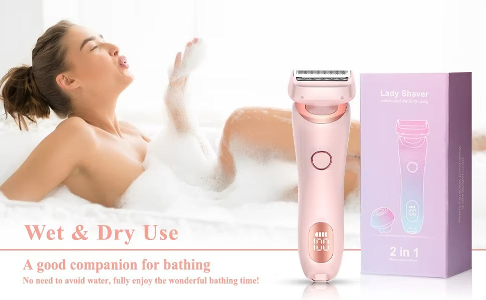 Aveli™2-in-1 Luxury Hair Remover Elegant Rechargeable Epilator for Smooth, Silky Skin