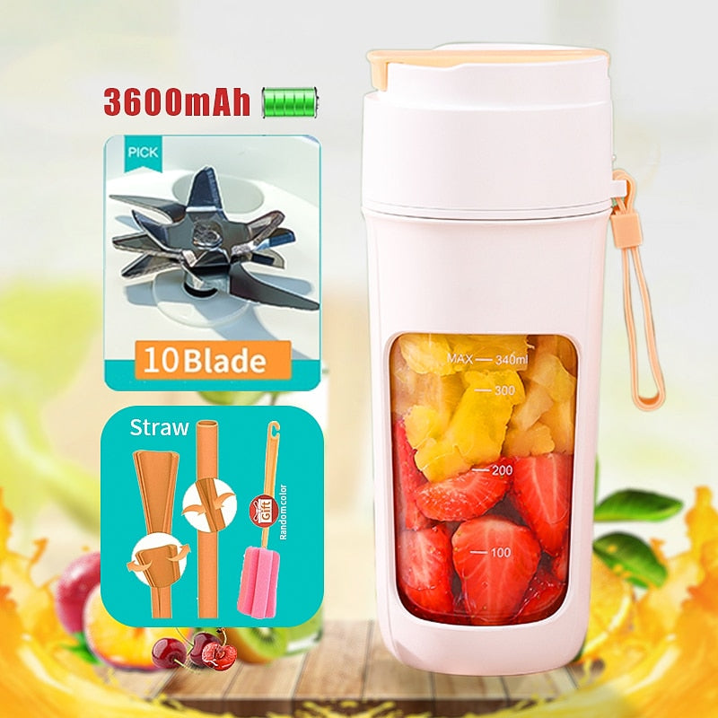 Electric Juicer Mini Portable Blender Fruit Mixers