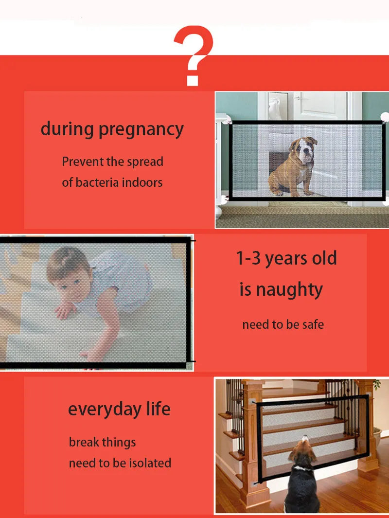 Dog Gate  For Indoor and Outdoor Baby Safety Gate