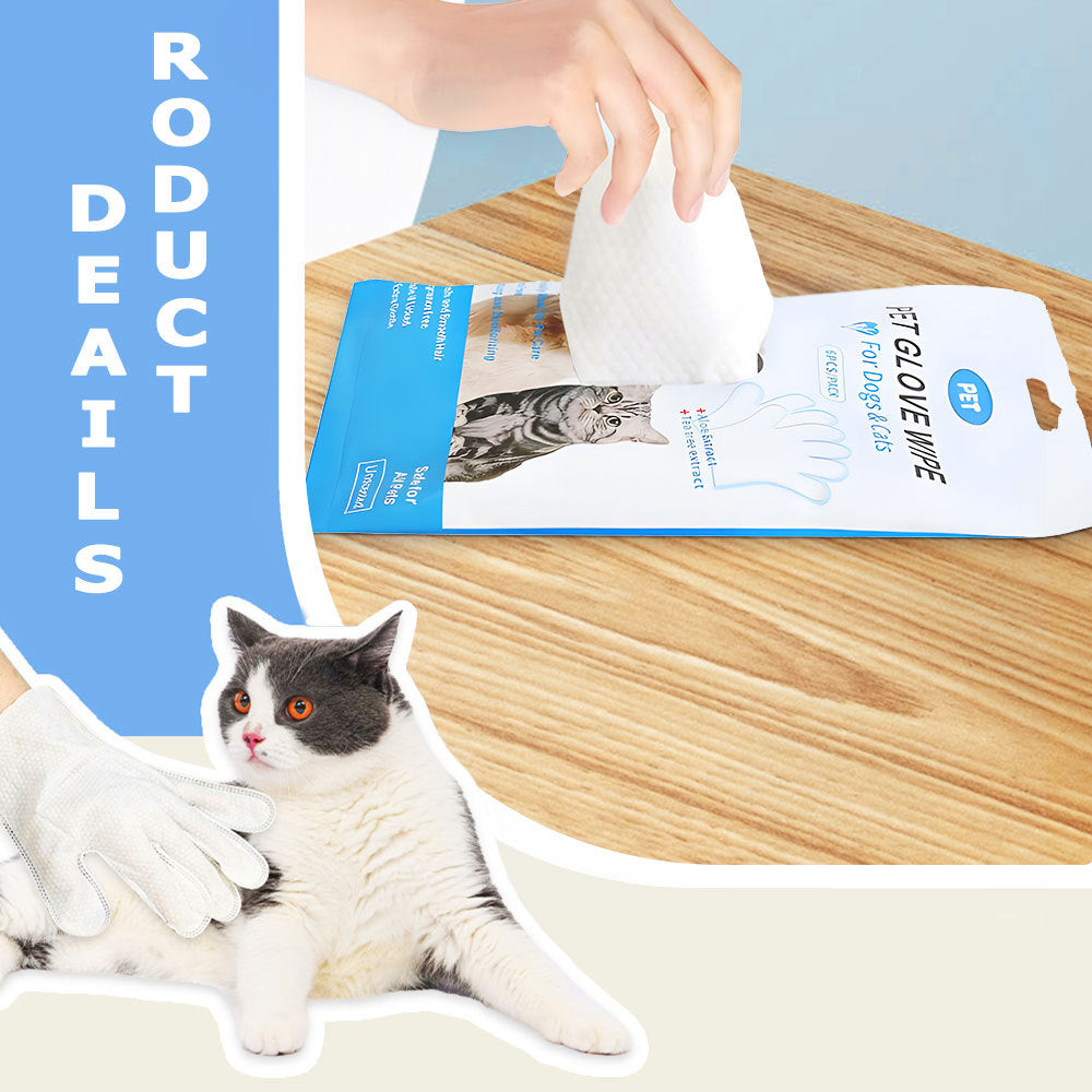 Cleaning Wipes Gloves For Dog And Cat